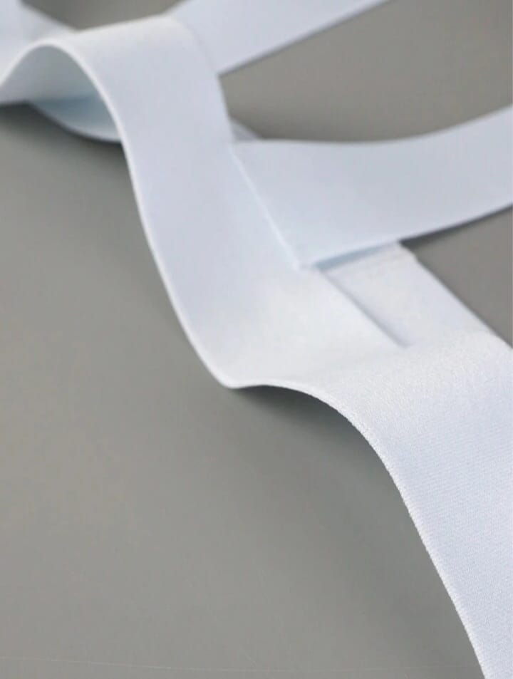 Men's Solid Color Hollow-Out Wide Strap Bodybands